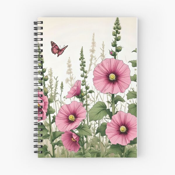 Item preview, Hollyhock Garden designed and sold by Ciervo Primavera.