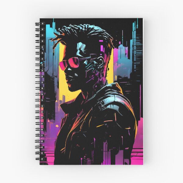 Item preview, Cyberpunk Man Within The Urban Jungle designed and sold by Bomba Visual.