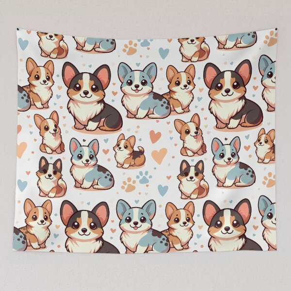 Item preview,  Corgis Pattern designed and sold by Designs2Camille.
