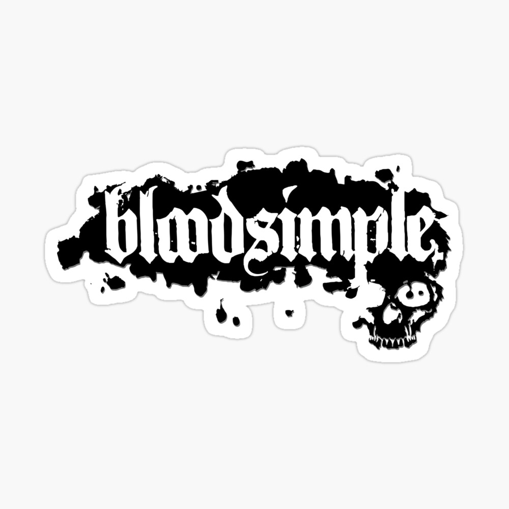 Bloodsimple Metal Poster