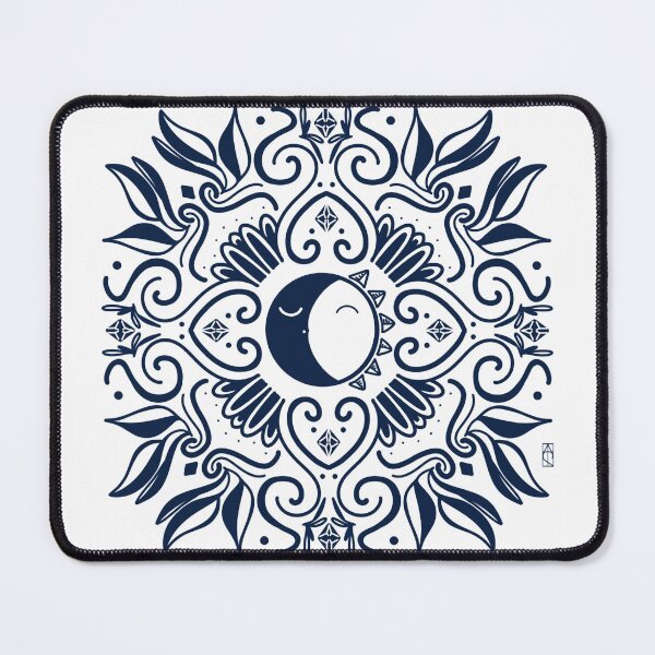 Item preview, Epicenter - sun and moon Mandala (Dark variation) designed and sold by Kara Cooper.