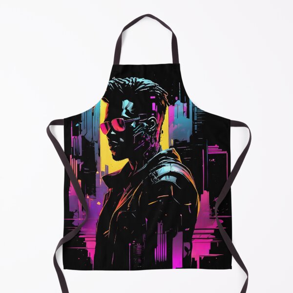Item preview, Cyberpunk Man Within The Urban Jungle designed and sold by Bomba Visual.