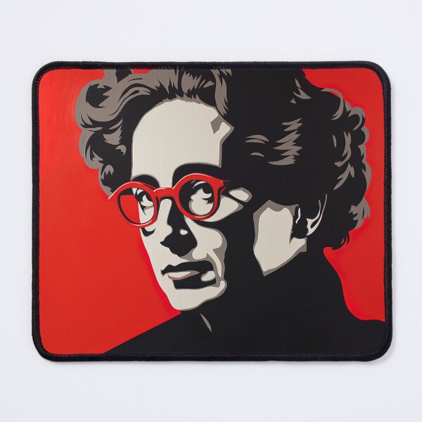 Item preview, Hannah Arendt | Red minimalism designed and sold by ComicsFactory.