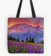 Washington, Mt Rainier National Park Tote Bag