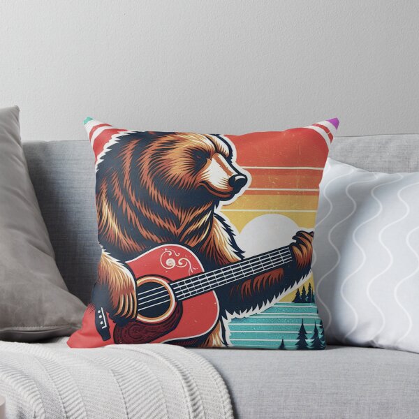 Item preview, Wild Rhythms: Retro Bear Rocker designed and sold by LordKingCipher.