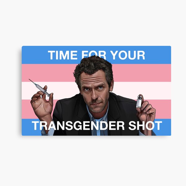 Item preview, Dr. House Trans Flag designed and sold by cowboyycorner.