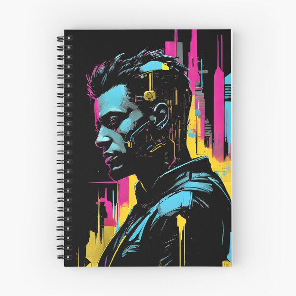 Item preview, Cyberpunk Man Within The Urban Jungle designed and sold by Bomba Visual.