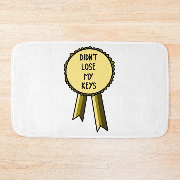 Item preview, Didn't Lose My Keys Ribbon Gold designed and sold by CJ Vanderbeek.