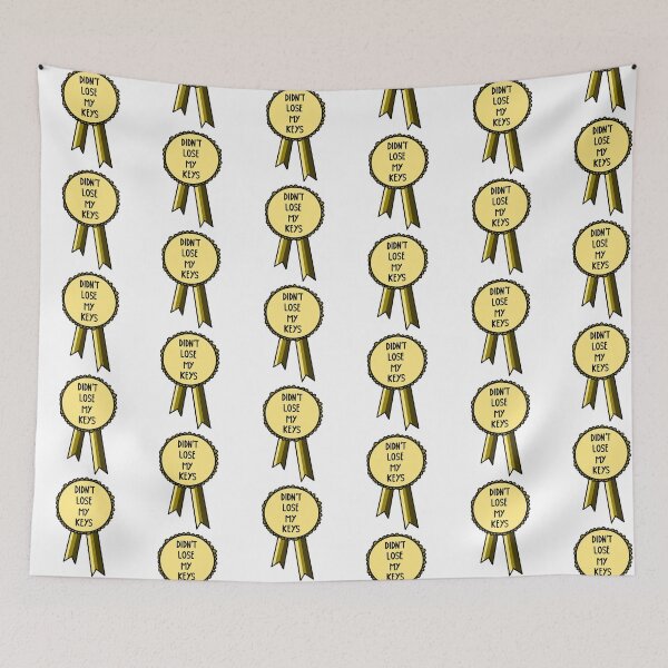 Item preview, Didn't Lose My Keys Ribbon Gold designed and sold by CJ Vanderbeek.