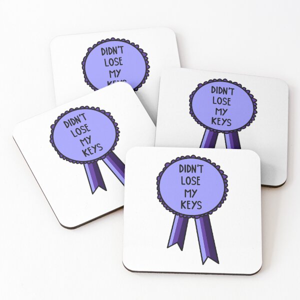 Item preview, Didn't Lose My Keys Ribbon Purple designed and sold by CJ Vanderbeek.