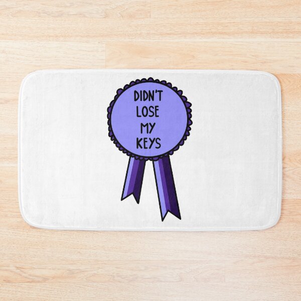 Item preview, Didn't Lose My Keys Ribbon Purple designed and sold by CJ Vanderbeek.