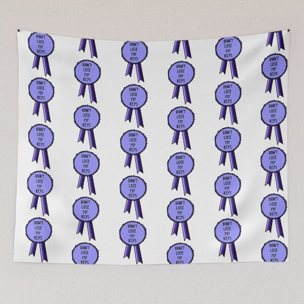 Item preview, Didn't Lose My Keys Ribbon Purple designed and sold by CJ Vanderbeek.