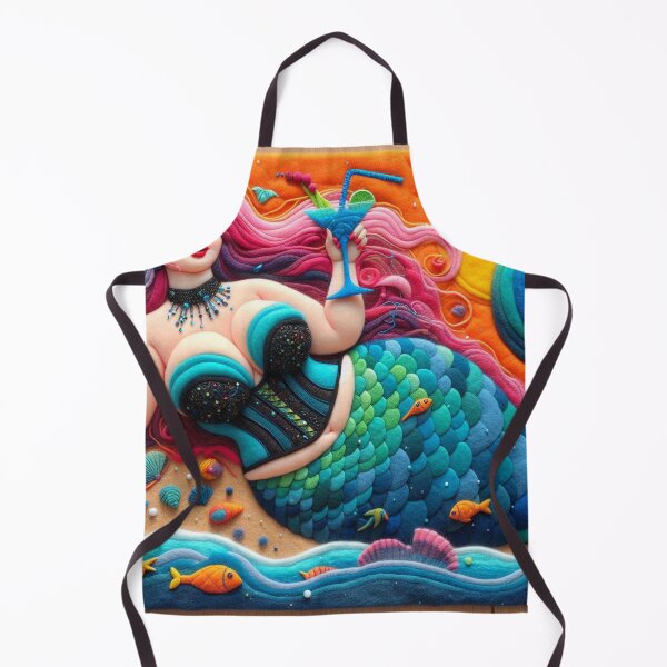 Item preview, Burlesque Mermaid on the Beach at Sunset designed and sold by FairytalePress.