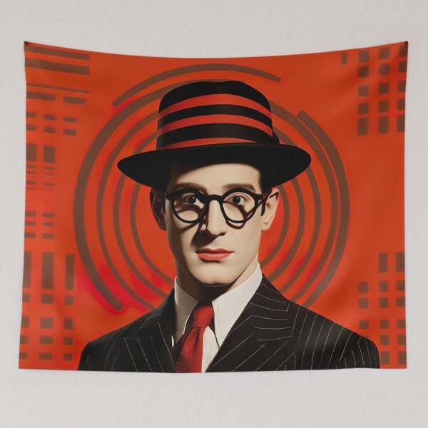 Artikelvorschau, Harold Lloyd | Roter Minimalismus entworfen und verkauft von ComicsFactory.