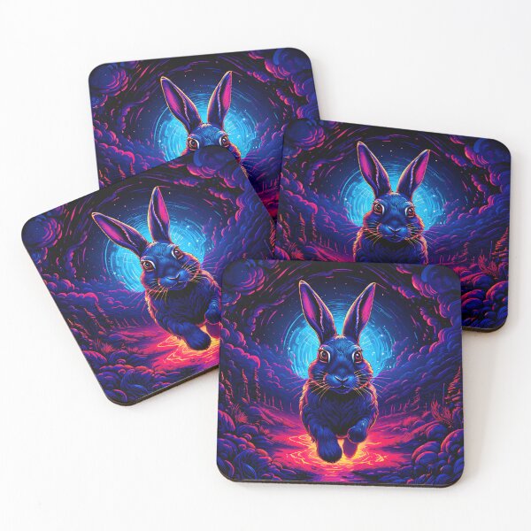 Item preview, Psychedelic Rabbit Ai Generated designed and sold by My Artprintz.