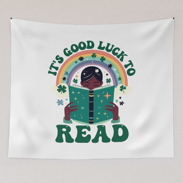 Item preview, It's Good Luck To Read designed and sold by Stick-Artistry.