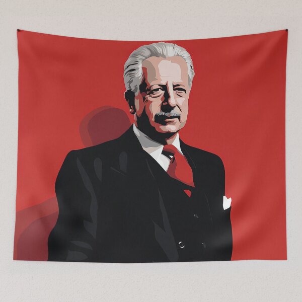 Item preview, Harold Macmillan | Red minimalism designed and sold by ComicsFactory.