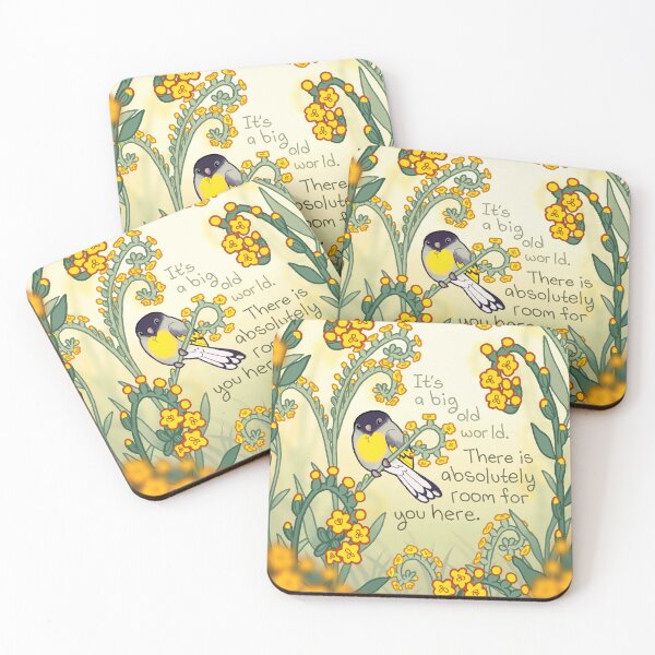 Item preview, Goldfinch Among Fiddlenecks designed and sold by thelatestkate.