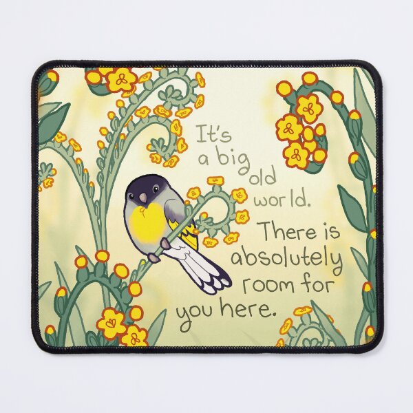 Item preview, Goldfinch Among Fiddlenecks designed and sold by thelatestkate.