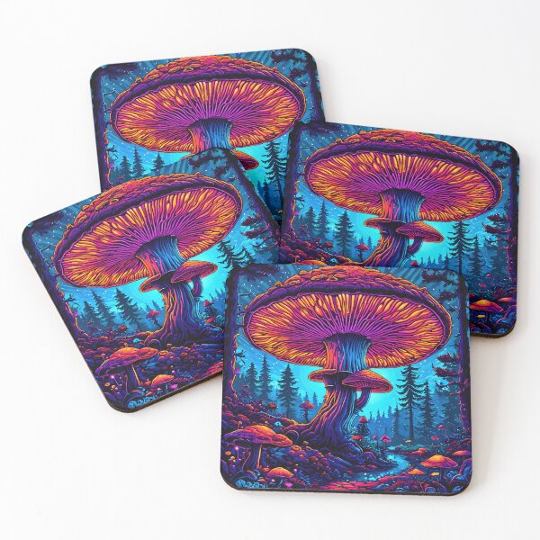 Item preview, Psychedelic Mushrooms Ai Generated designed and sold by My Artprintz.