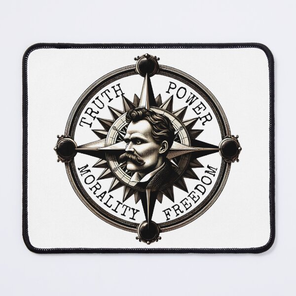 Item preview, Nietzschean Compass - Philosophical Directions Art. Philosophy compass. designed and sold by Unitepeople.