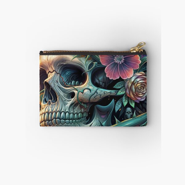 Item preview, Poison ivy and flowers on the skull designed and sold by MrDaveLancz.