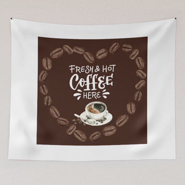 Item preview, Fresh & Hot Coffee Here! designed and sold by TidyKitchenInc.