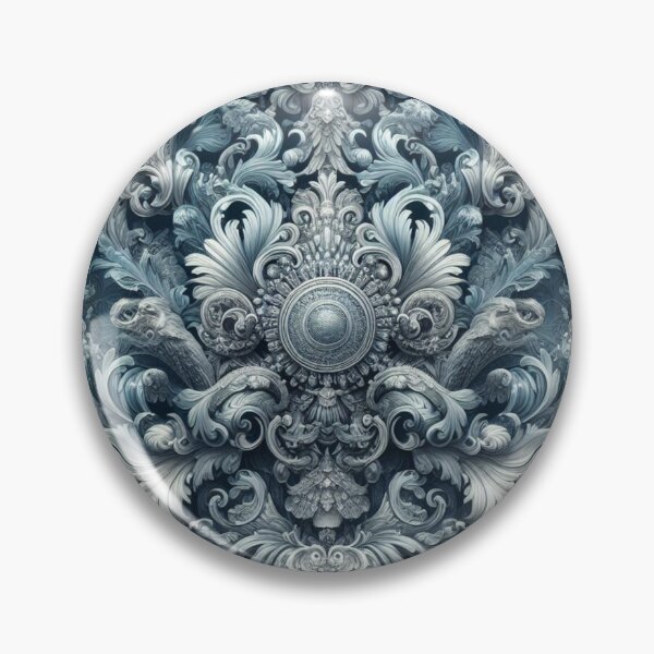 Item preview, Powder Blue & Silver Baroque designed and sold by DesignsByPrnces.