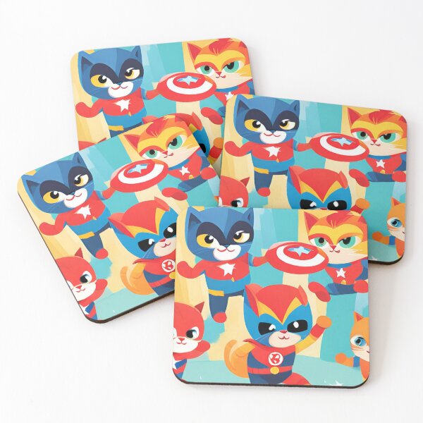 Item preview, Cats as Superheroes Mac Book Air Sleeve designed and sold by IsntThatNiche.
