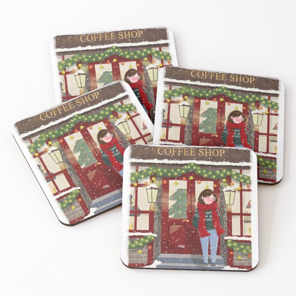 Item preview, Carol in a Coffee Shop  designed and sold by carolineillust.