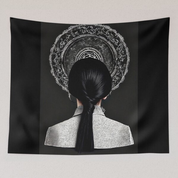 Item preview, Dark Art Gothic Girl Looking Into Portal  designed and sold by NPC-Trader.