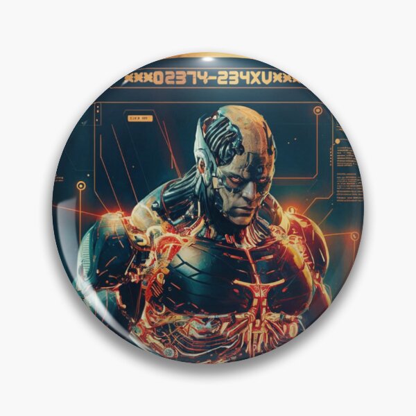 Item preview, Cyborg poster with technical diagram designed and sold by MrDaveLancz.