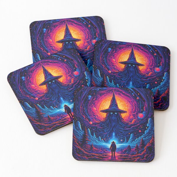 Item preview, Psychedelic Wizard in Space AI Generated designed and sold by My Artprintz.