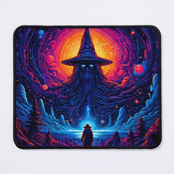 Item preview, Psychedelic Wizard in Space AI Generated designed and sold by My Artprintz.