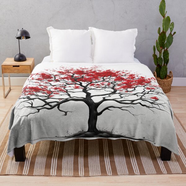 Item preview, Hawthorn tree | Red minimalism designed and sold by ComicsFactory.