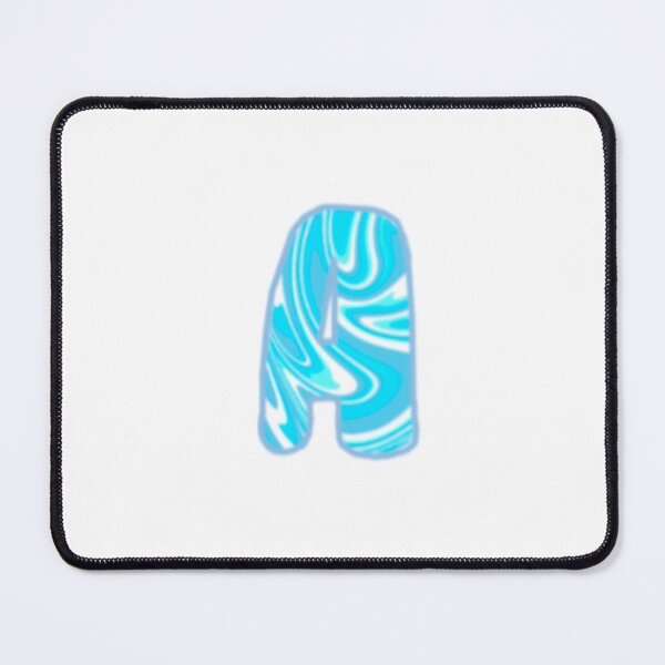 Item preview, Blue Marbled A Monogram  designed and sold by HarrisonDesign.