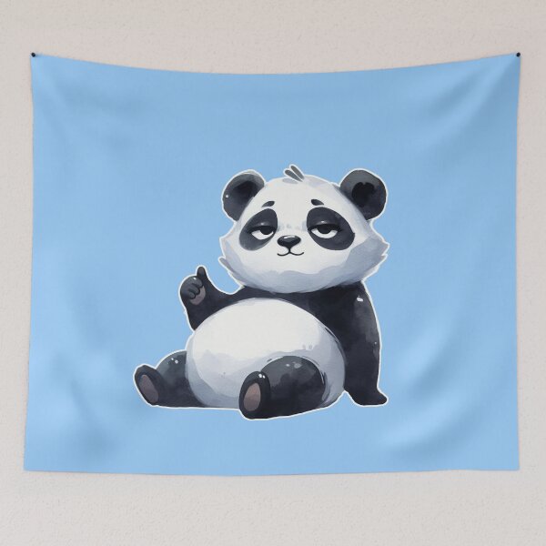 Item preview, Lazy panda designed and sold by shellle in the ocean.