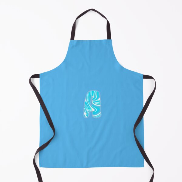 Item preview, Blue Marbled A Monogram - with blue background designed and sold by HarrisonDesign.