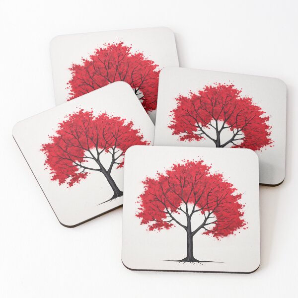 Item preview, Hazel tree | Red minimalism designed and sold by ComicsFactory.