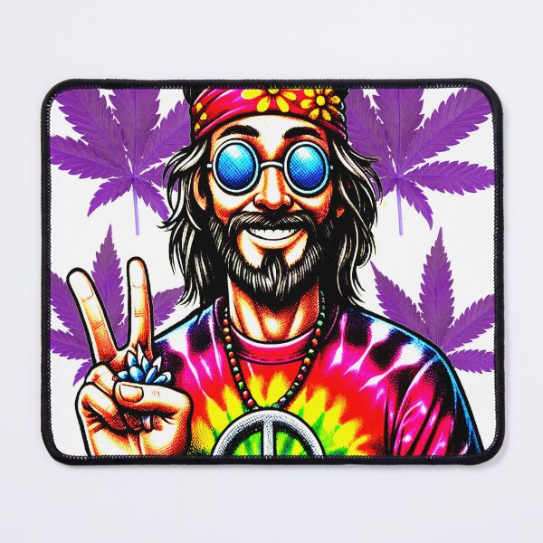 Item preview, Hippie man medicinal plant designed and sold by ThreadBorne.