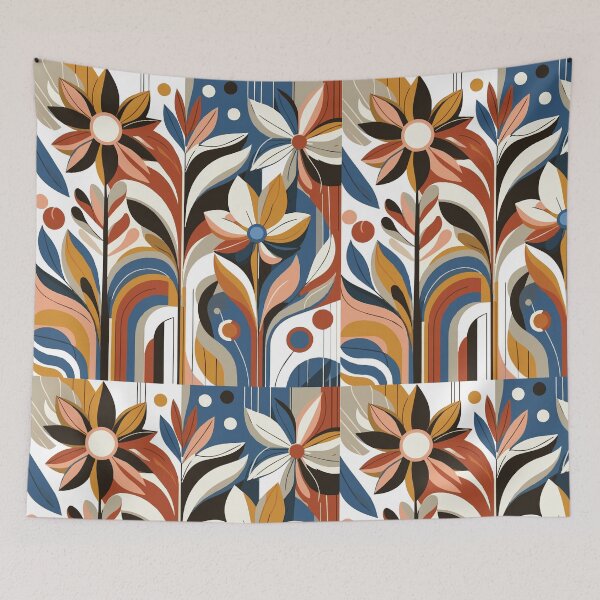 Aperçu de l'œuvre Design floral moderne créée et vendue par heartsake.