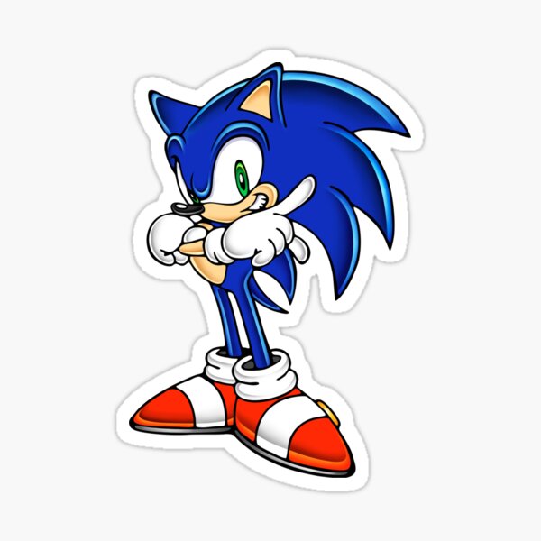 Item preview, Sonic designed and sold by Skel-Draws.