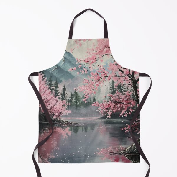 Item preview, Blossoms in Bloom: Japanese Cherry Trees in Traditional Canvas Painting designed and sold by Mullet Monkey.