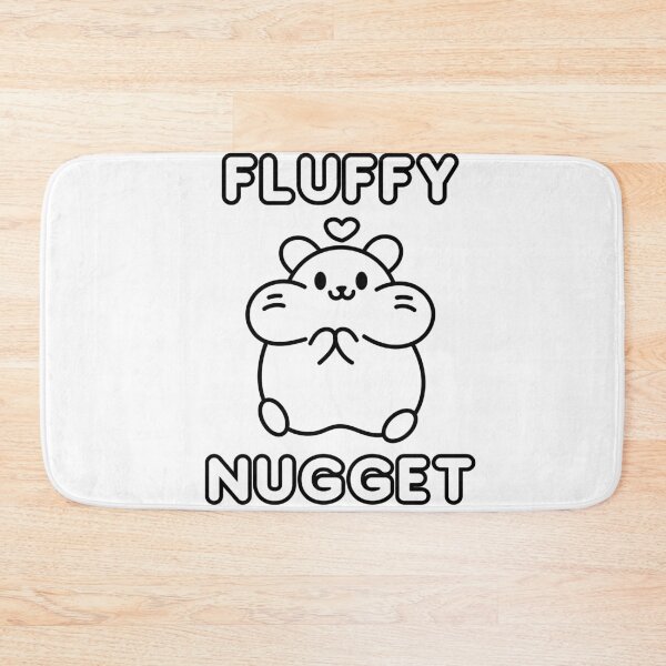 Item preview, Fluffy nugget funny gift for hamster owners designed and sold by CreateRabbits.