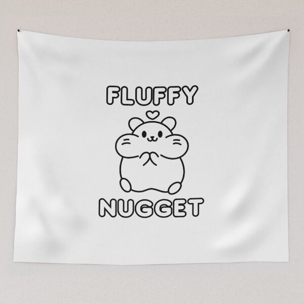 Item preview, Fluffy nugget funny gift for hamster owners designed and sold by CreateRabbits.