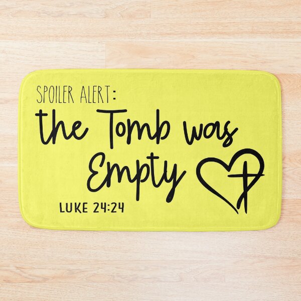 Item preview, Spoiler Alert The Tomb was Empty - Easter Shirt - Religious Easter Shirt - God Shirt - Cut File for Crafters - Clipart Luke 24 designed and sold by Rustic + Rose Creative Co..