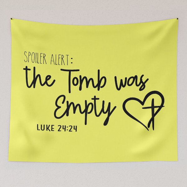 Item preview, Spoiler Alert The Tomb was Empty - Easter Shirt - Religious Easter Shirt - God Shirt - Cut File for Crafters - Clipart Luke 24 designed and sold by Rustic + Rose Creative Co..