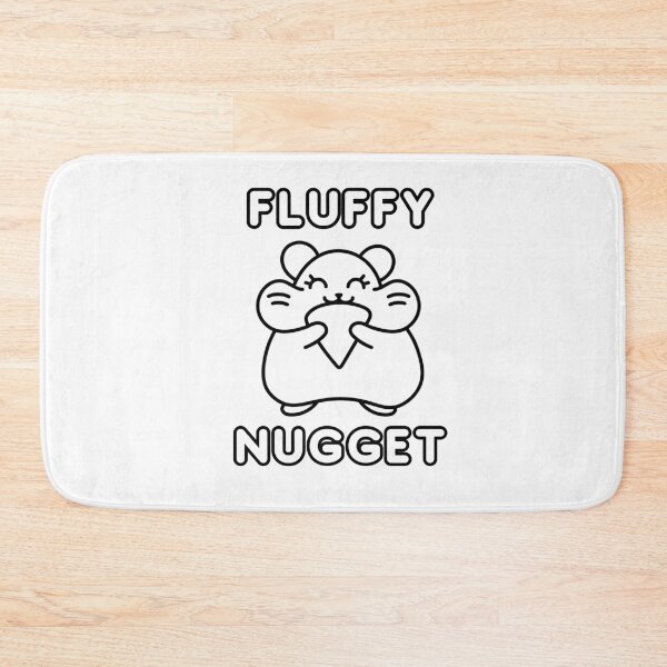 Item preview, Fluffy nugget funny gift for hamster owners designed and sold by CreateRabbits.