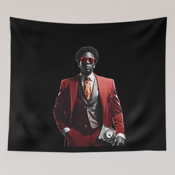 Item preview, men red suit designed and sold by UZRWRLD .