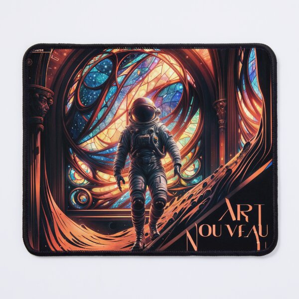 Item preview, Astronaut lost in art nouveau space designed and sold by MrDaveLancz.